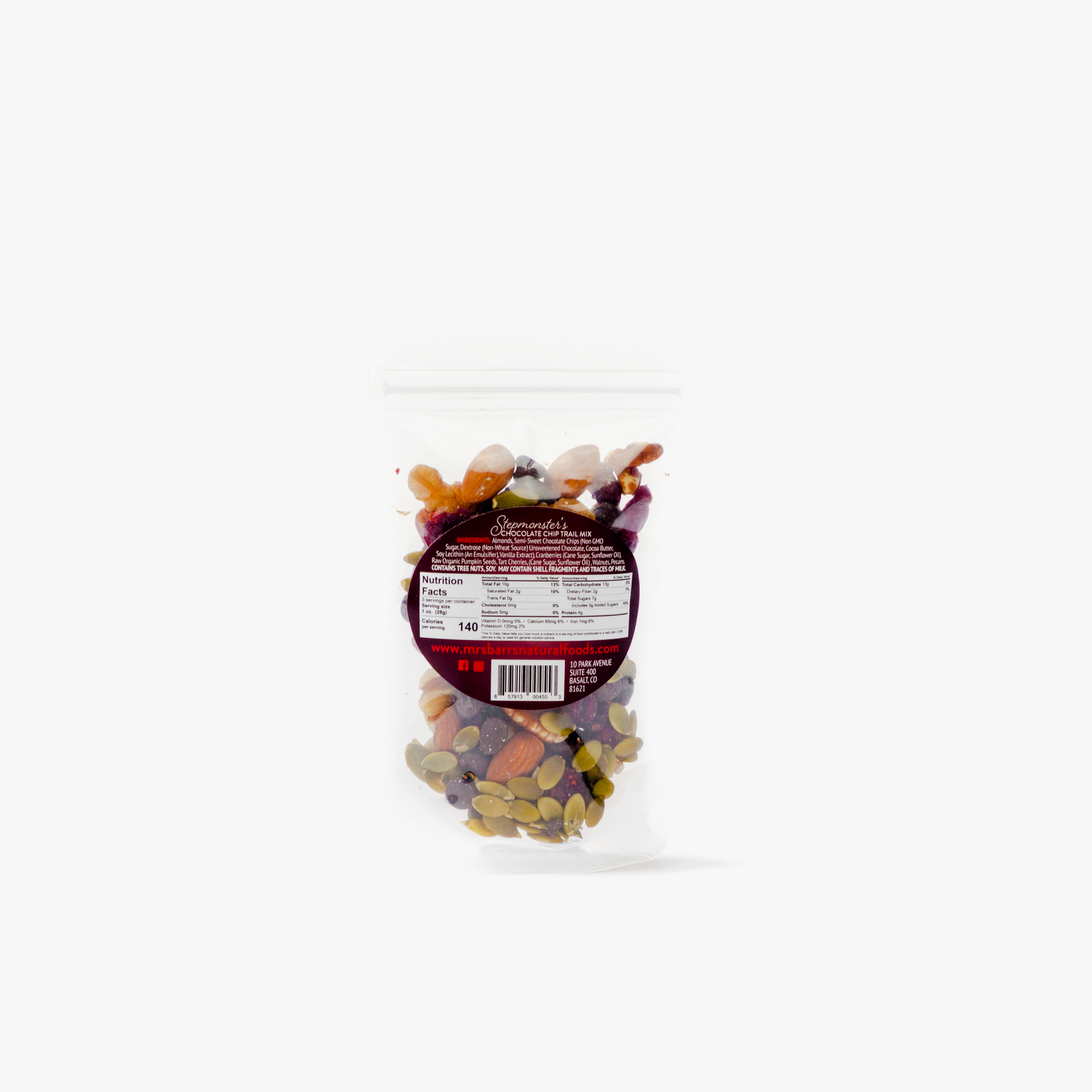 Mini Stepmonster's Chocolate Chip Trail Mix (3oz)