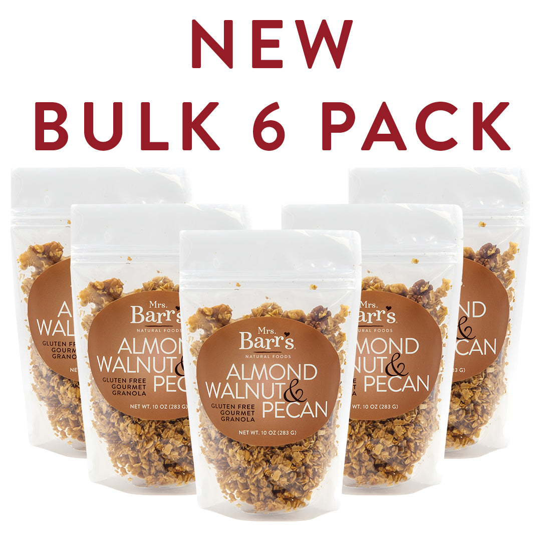 Bulk Almond Walnut & Pecan Granola  (6 Bags 60oz)