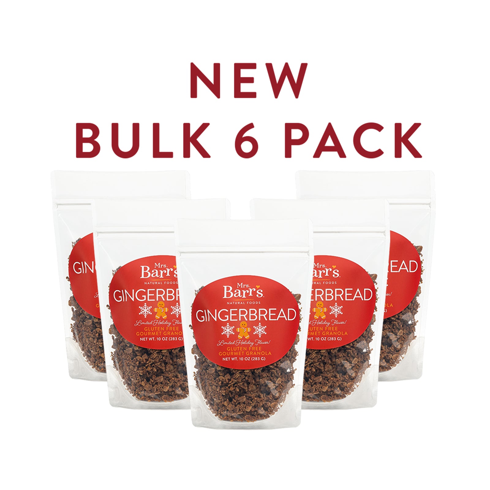 Bulk Gingerbread Granola (6 Bags 60oz)