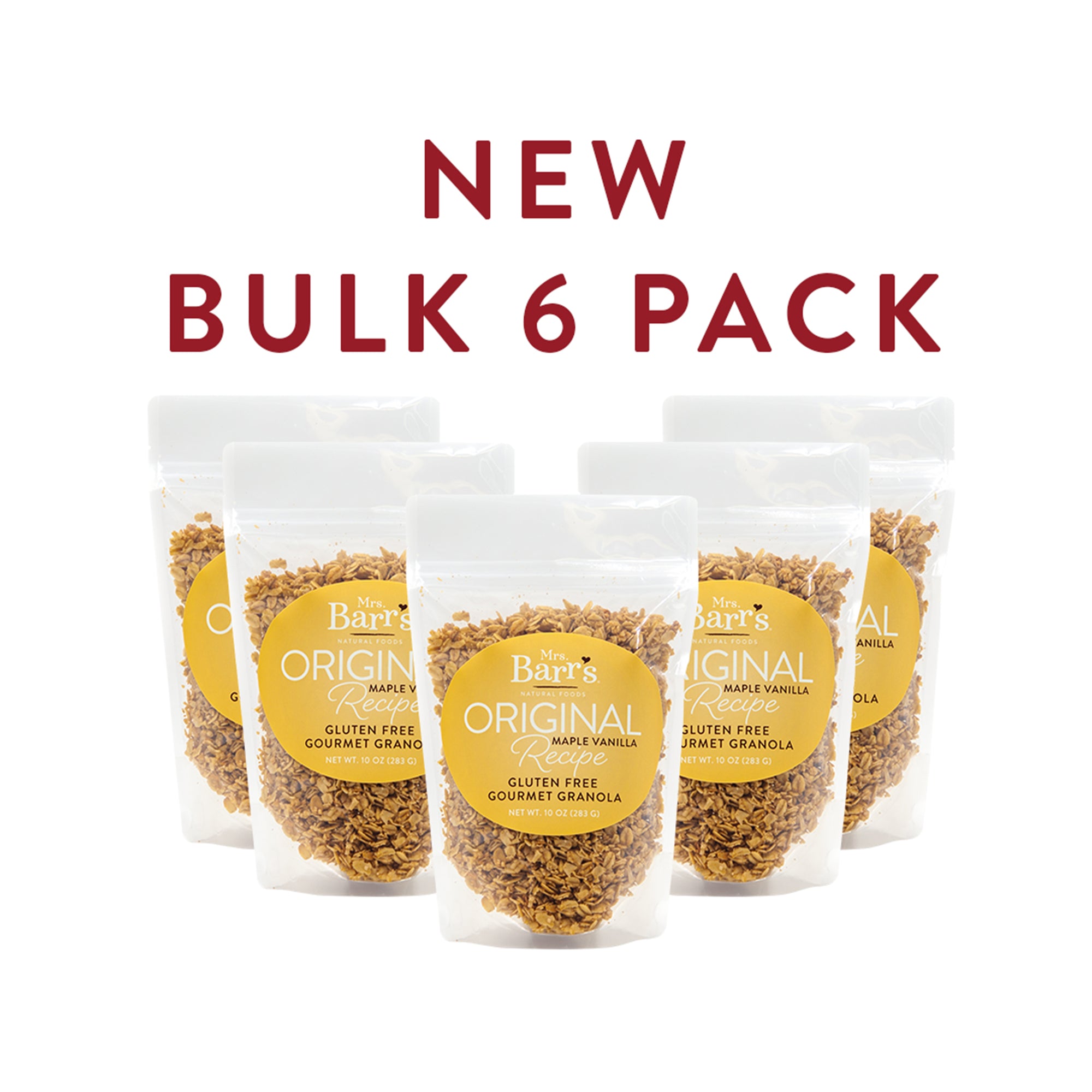 Bulk Original Maple Vanilla Granola (6 Bags 60 oz)